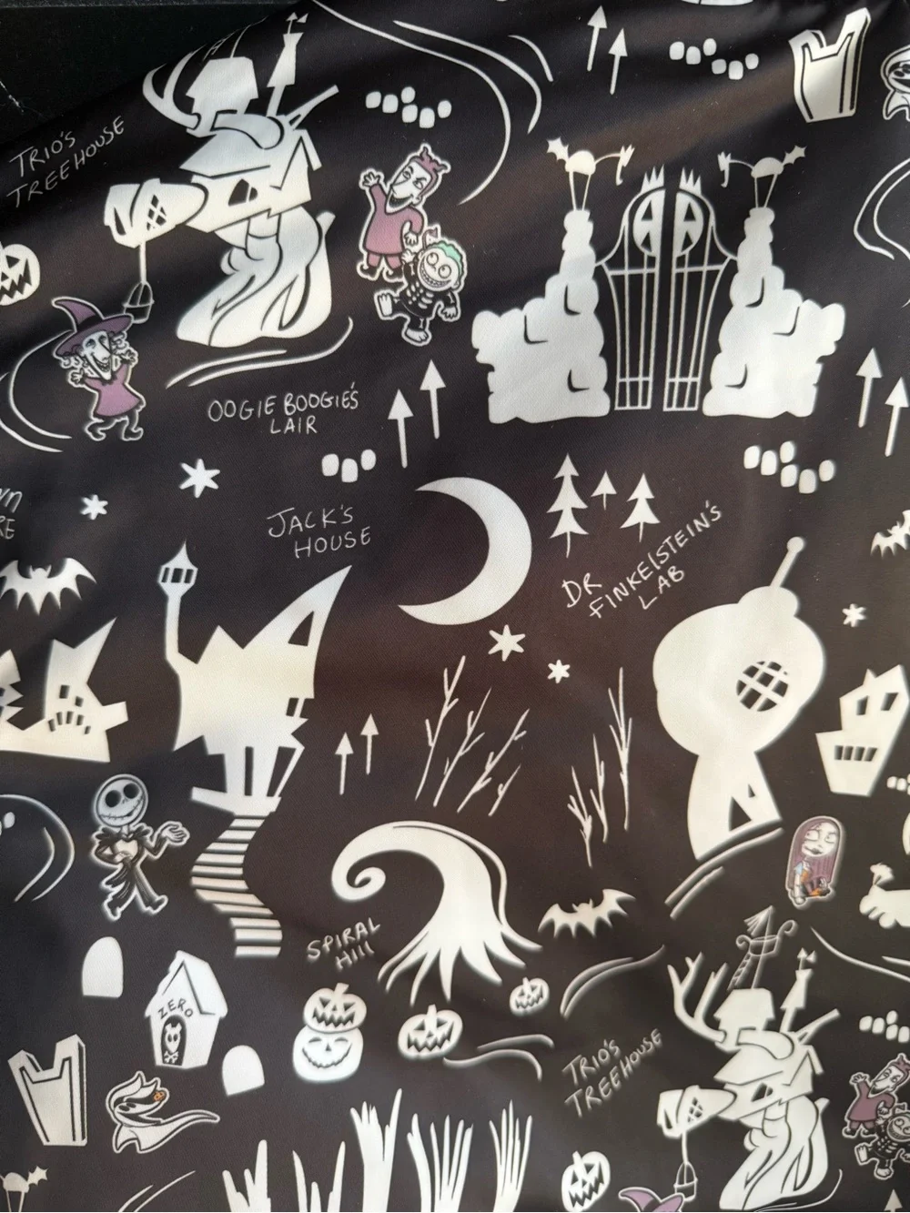 Disney The Nightmare Before Christmas varsity bomber jacket for kids Size 9/10